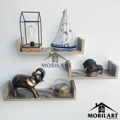 Pack 3 étagères Mobilart.ma