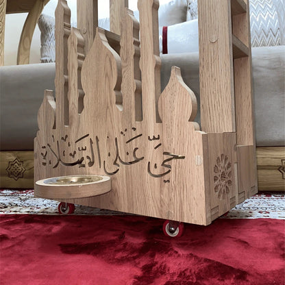 Porte-Coran et Tapis de Prière avec Roues Mobilart.ma