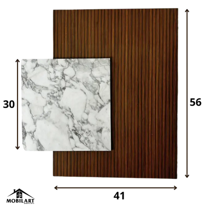 Cache tableau électrique en Bois - moderne Mobilart.ma