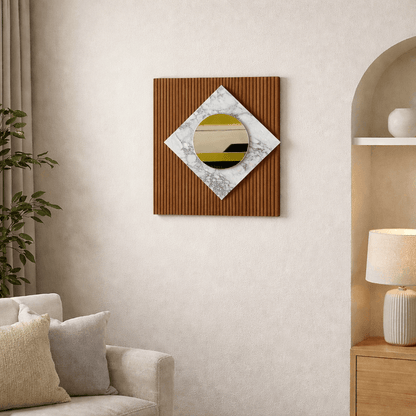 Cache tableau électrique en Bois - moderne miroir