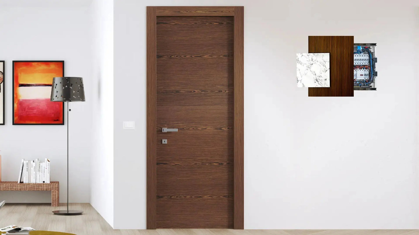 Cache tableau électrique en Bois - moderne Mobilart.ma