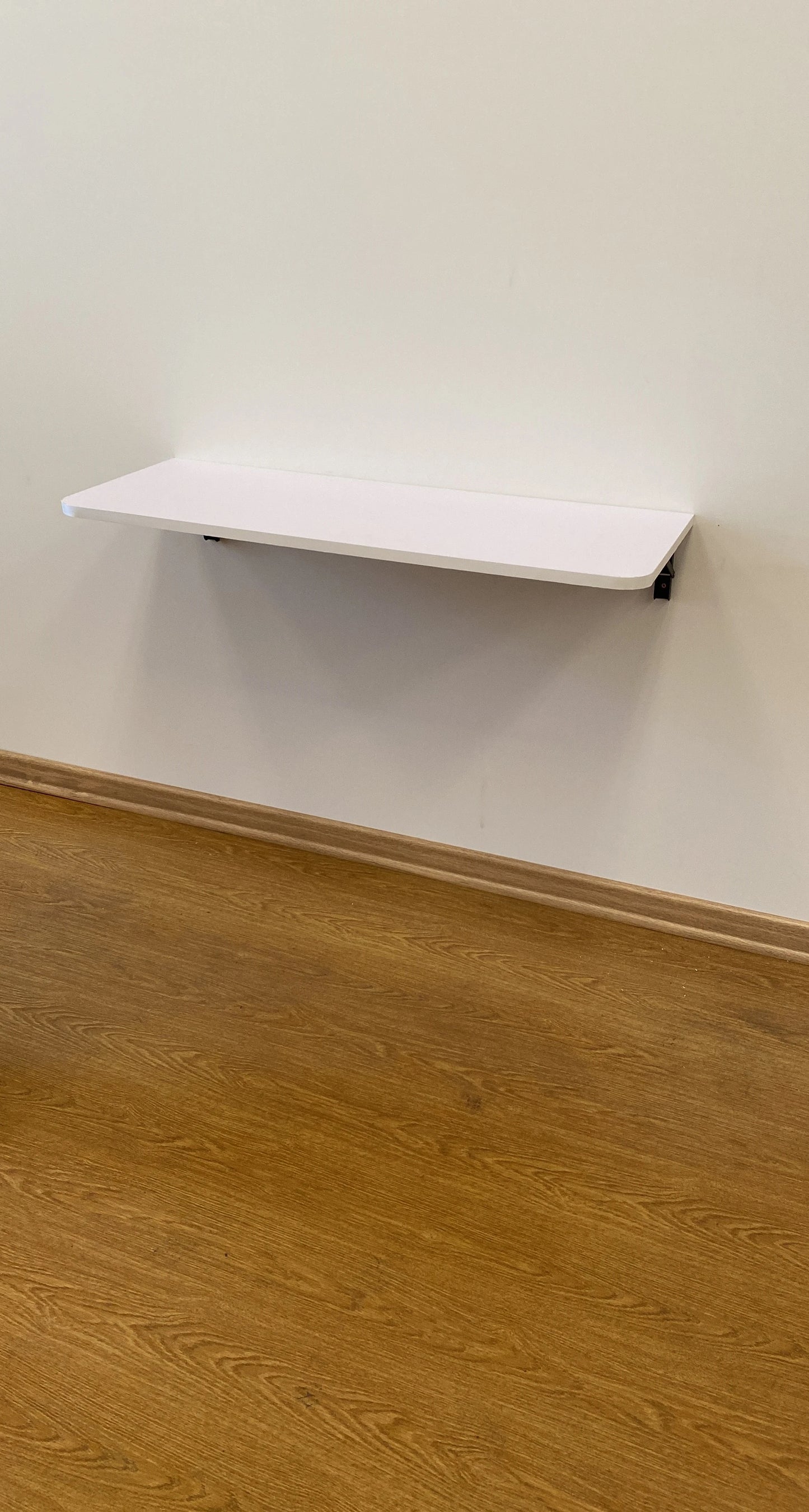 Table Murale Pliante Bords Arrondis