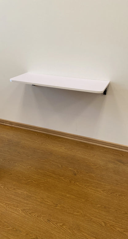 Table Murale Pliante Bords Arrondis