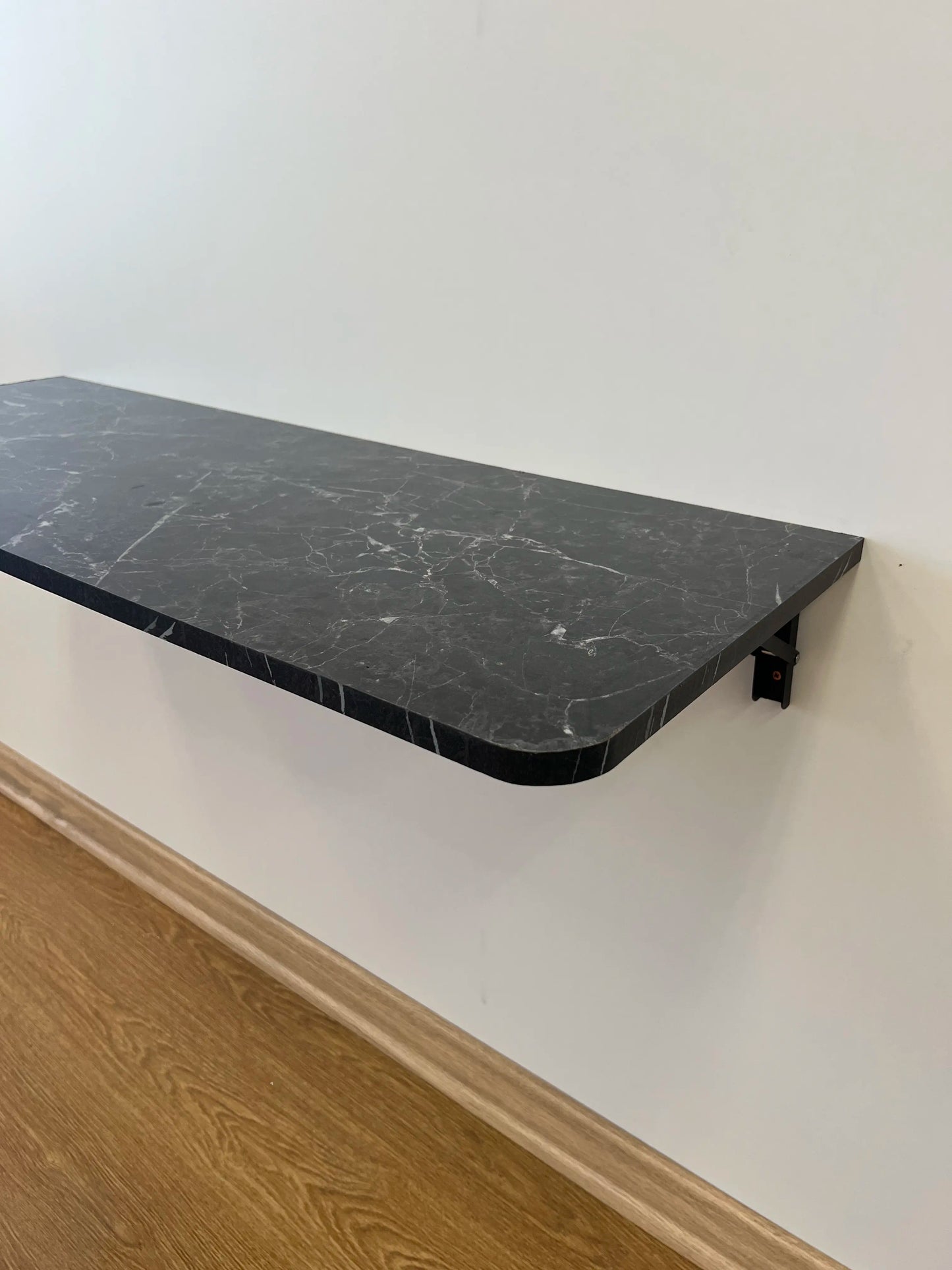 Table Murale Pliante Bords Arrondis