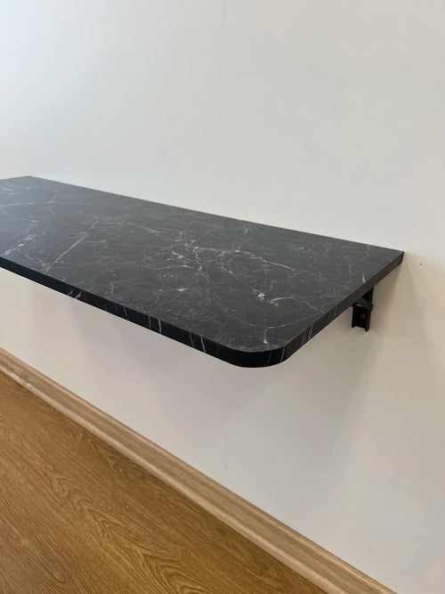Table Murale Pliante Bords Arrondis