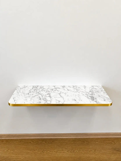 Table Murale Pliante Bords Arrondis