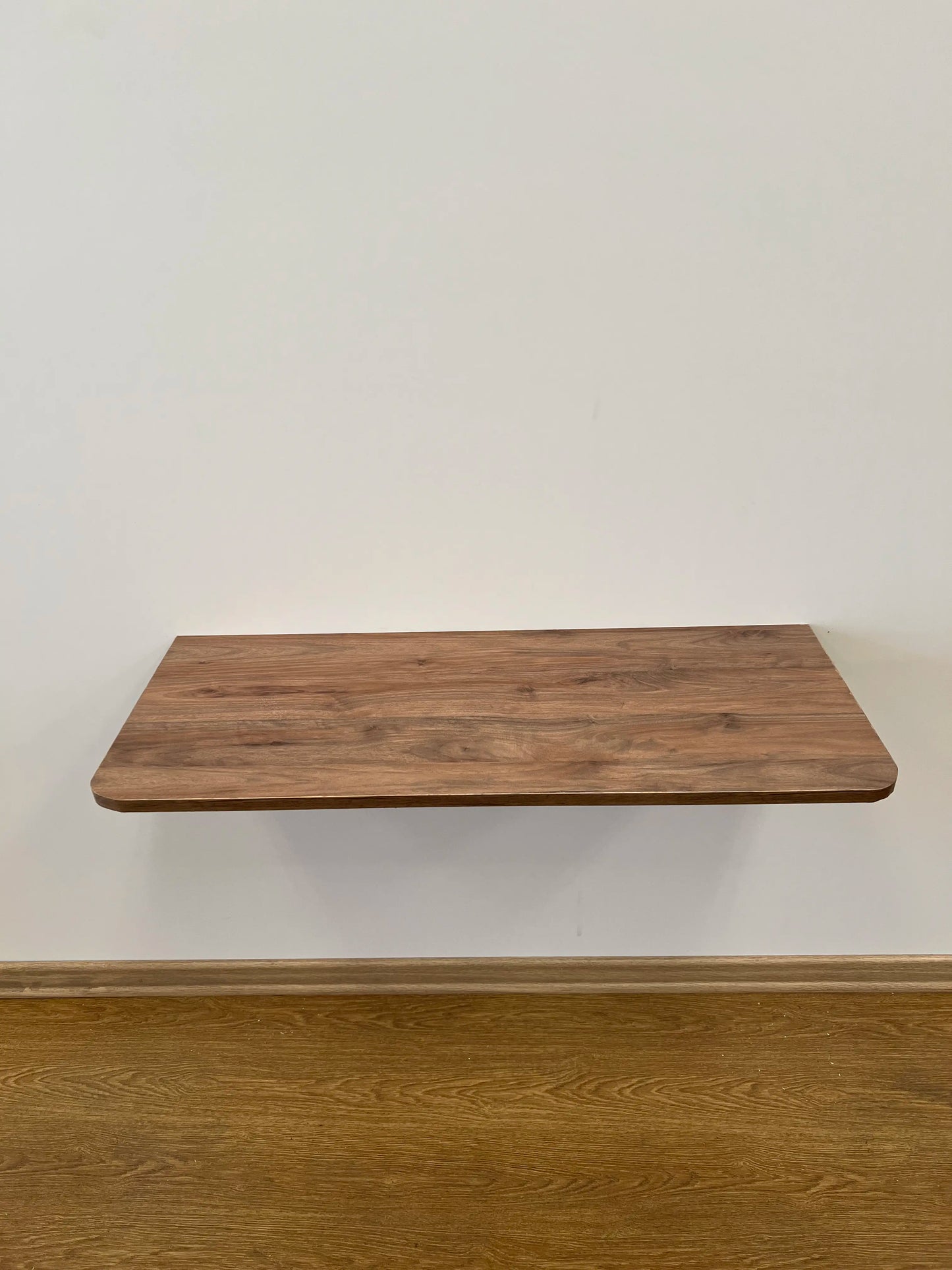 Table Murale Pliante Bords Arrondis