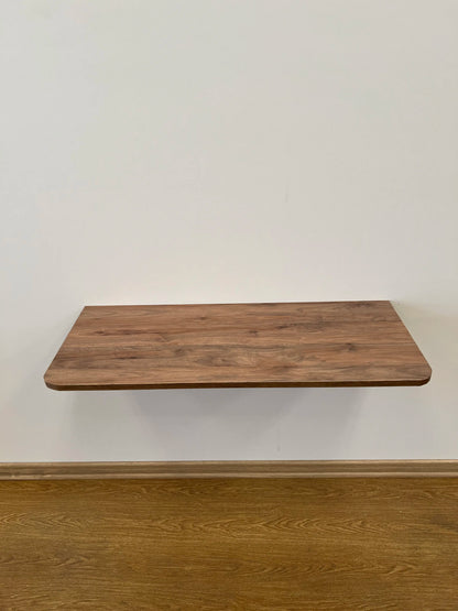 Table Murale Pliante Bords Arrondis