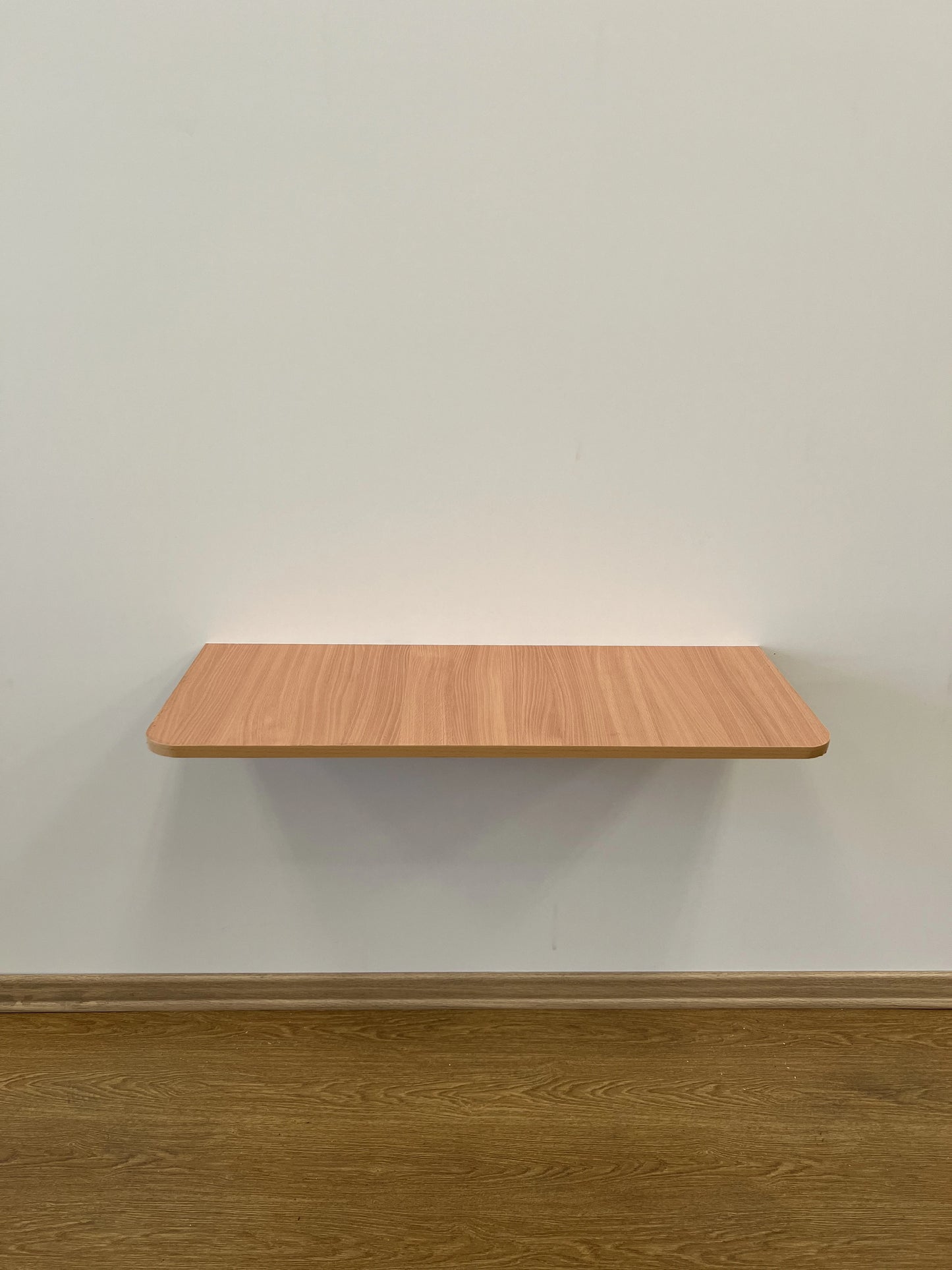Table Murale Pliante Bords Arrondis