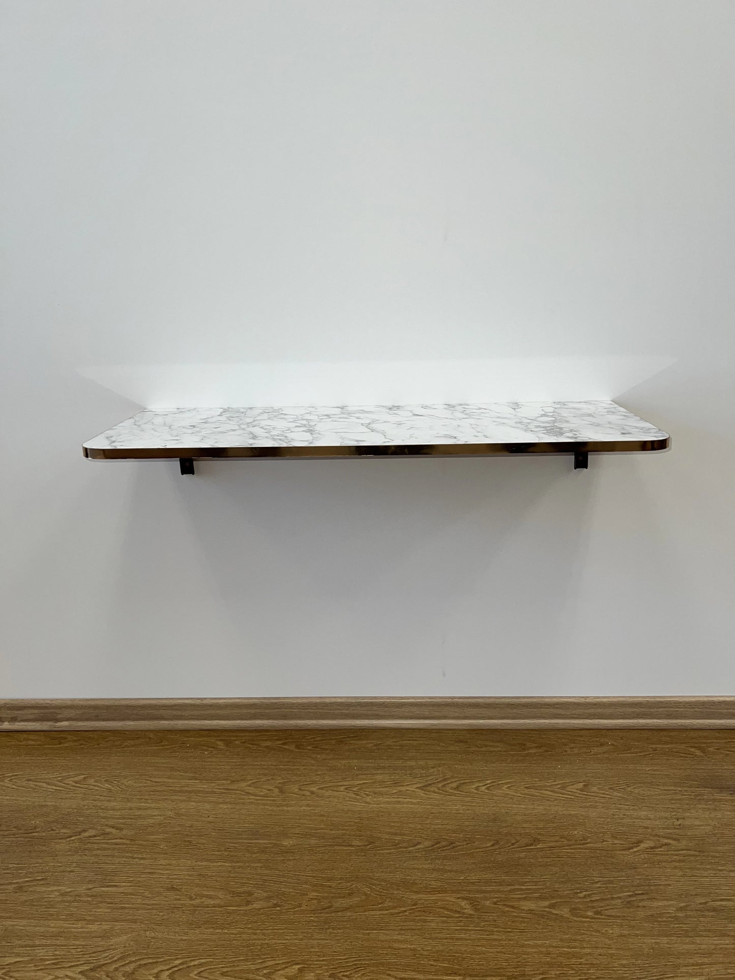 Table Murale Pliante Bords Arrondis