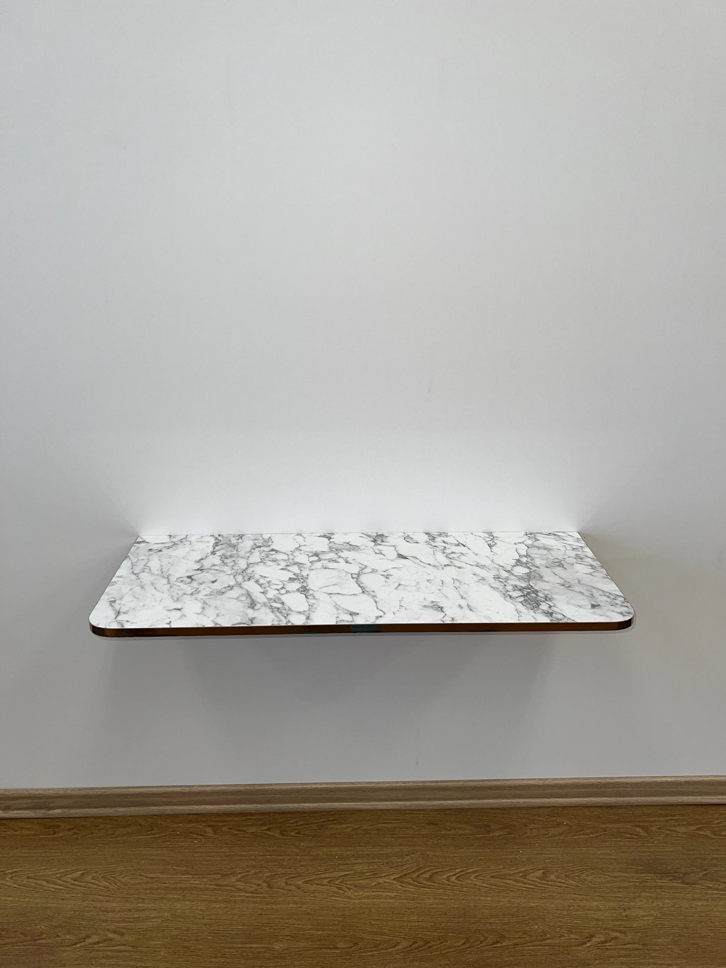 Table Murale Pliante Bords Arrondis
