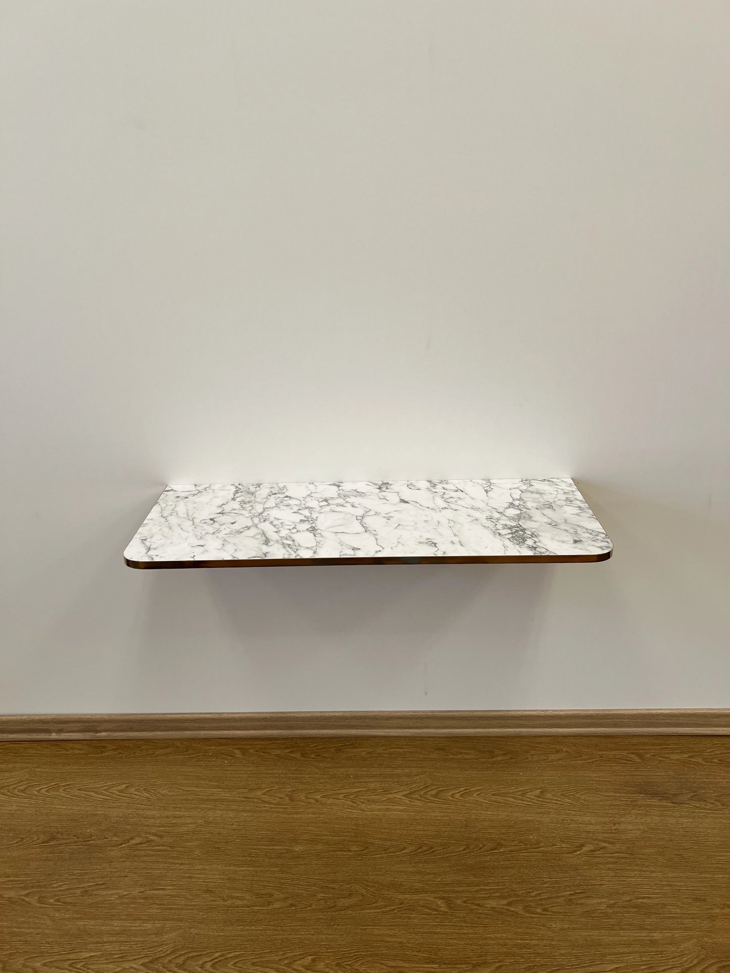 Table Murale Pliante Bords Arrondis
