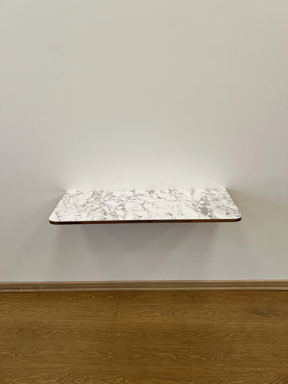 Table Murale Pliante Bords Arrondis