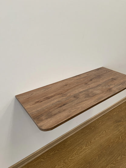 Table Murale Pliante Bords Arrondis