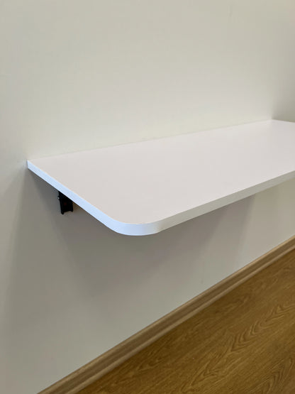 Table Murale Pliante Bords Arrondis