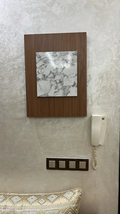 Cache tableau électrique en Bois - moderne