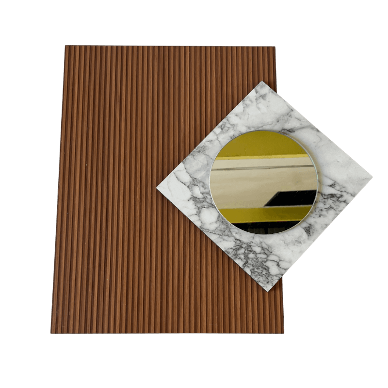 Cache tableau électrique en Bois - moderne miroir