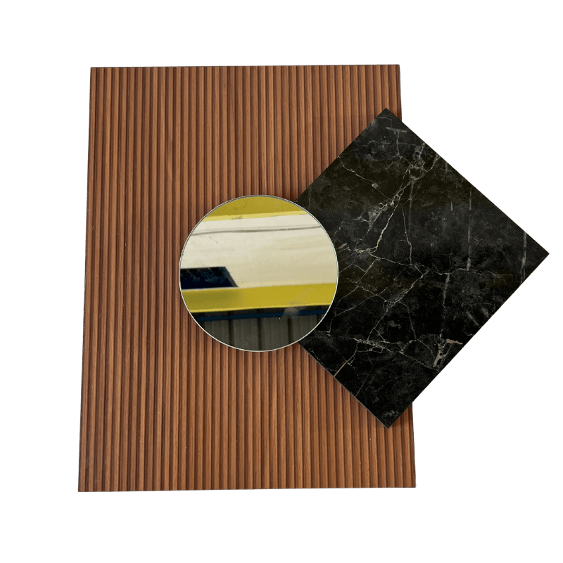 Cache tableau électrique en Bois - moderne miroir