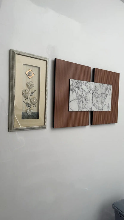 Cache tableau électrique en Bois - moderne